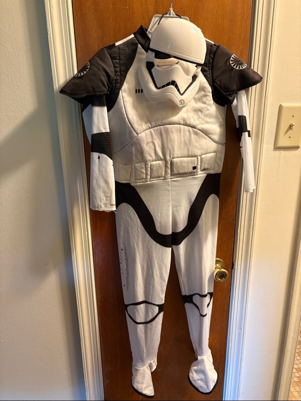 Kids White Stormtrooper Costume with Mask